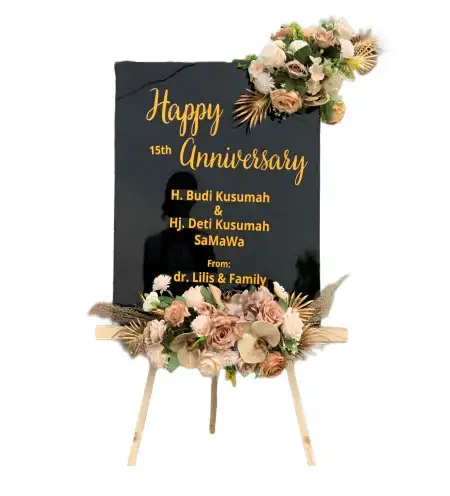 Papan Bunga Akrilik Gembleb